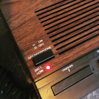 Vintage Cobra wekkerradio met telefoon